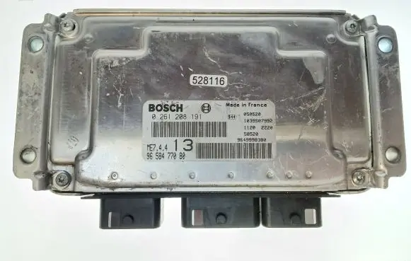 Peugeot 1007 Engine control unit/module 0261208191 9658477080 9649998380