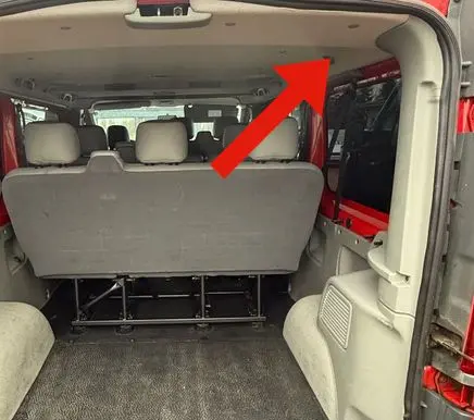 Opel Vivaro Headlining roof cover 91167049 8200030826
