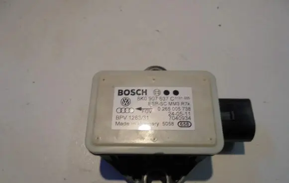 Audi A5 8T 8F ESP acceleration yaw rate sensor 8k0907637c 0265005738