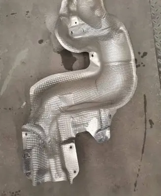 Opel Corsa F Exhaust heat shield 9649470280