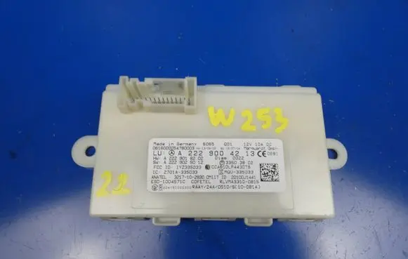Mercedes-Benz GLC X253 C253 Keyless (KESSY) go control unit/module A2229004213 A2229018202 A2229025012