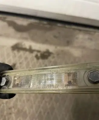 Mercedes-Benz E W124 Number plate light 1248200256 22870R4