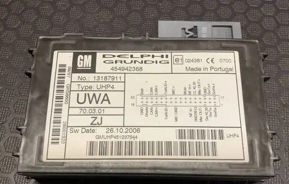 Opel Signum Phone control unit/module 454942368 13187911