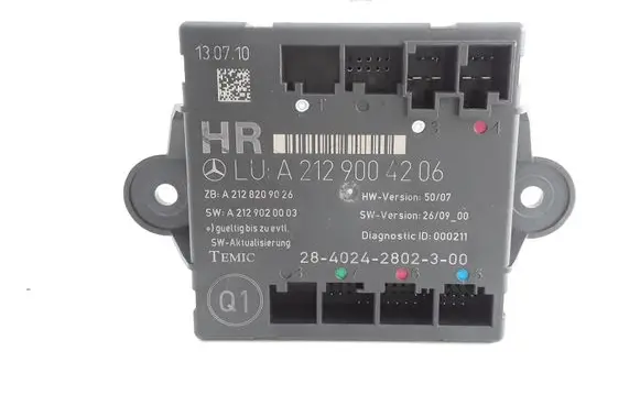 Mercedes-Benz E W212 Door control unit/module A2129004206