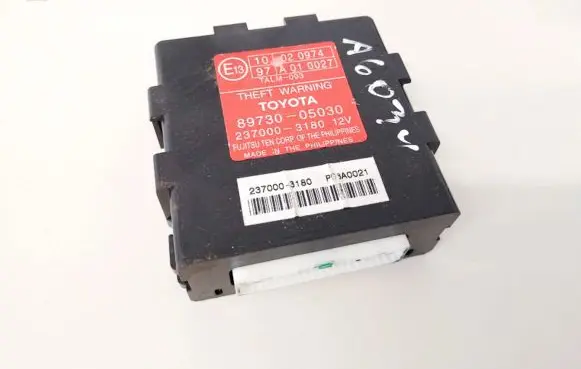 Toyota Avensis T250 Alarm control unit/module 8973005030 89730-05030