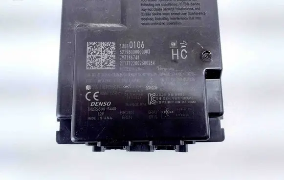 Opel Insignia B Keyless (KESSY) go control unit/module 13510106