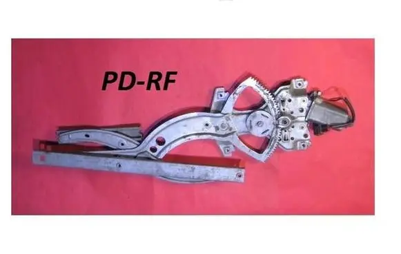 Volkswagen PASSAT B3 Front door window regulator with motor 77430006 357837402