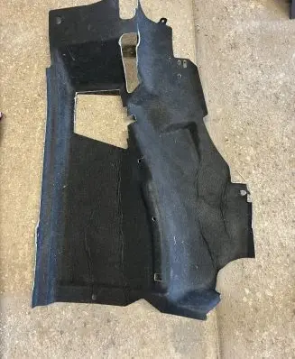 Peugeot 307 CC Trunk/boot side trim panel 96415255ZD