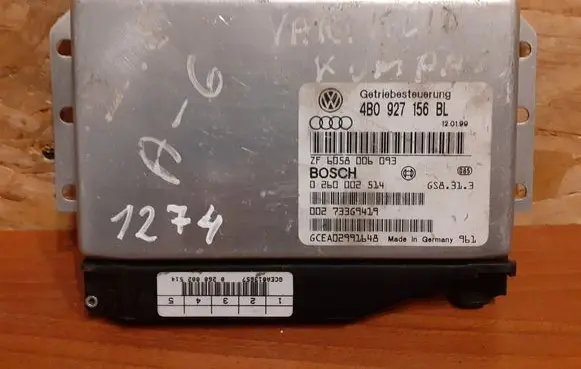 Audi A6 S6 C5 4B Gearbox control unit/module 0260002514 1274