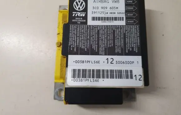 Volkswagen PASSAT B6 Airbag control unit/module 3C0909605M