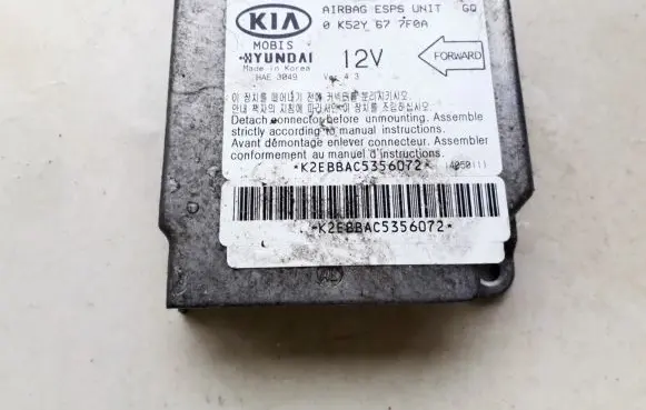 KIA Carnival Airbag control unit/module 0K52Y677F0A HAE3049