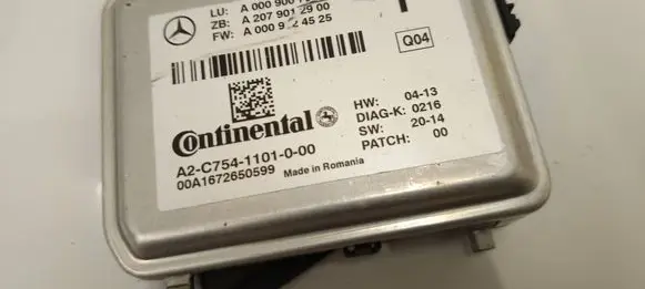 Mercedes-Benz A W176 Windshield/windscreen camera A0009007607