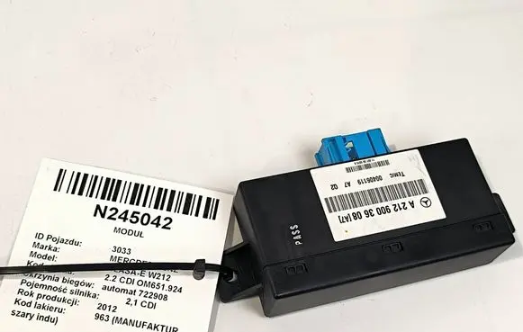 Mercedes-Benz E W212 Central body control module A2129003608