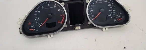 Audi A6 S6 C6 4F Speedometer (instrument cluster) 4F0920900K 4F0910900A 503000730102