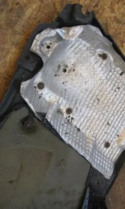 Land Rover Range Rover Sport L320 Heat shield in engine bay B43HS04 AL995
