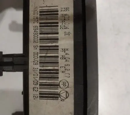 Citroen C5 Climate control unit 96470014ZE
