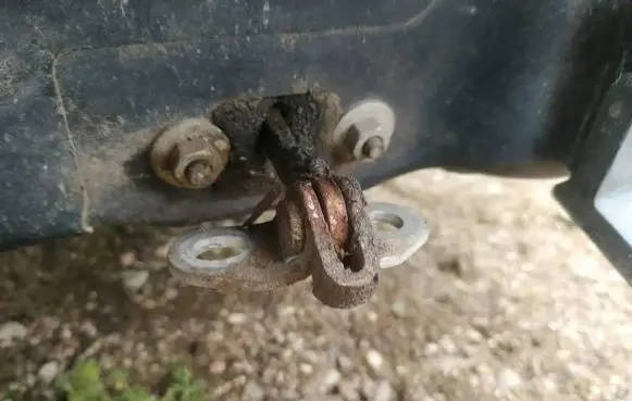 Citroen Xsara Front door check strap stopper 