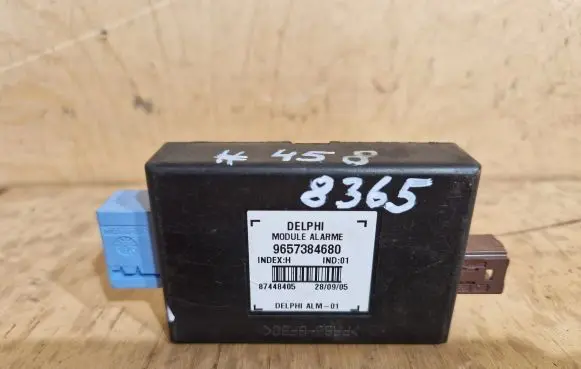 Peugeot 607 Alarm control unit/module 9657384680