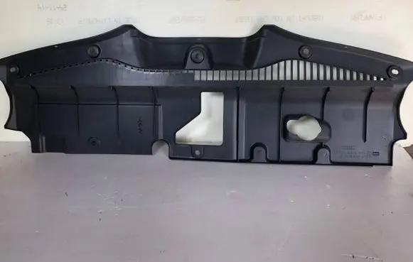 Engine bonnet/hood lock trim molding