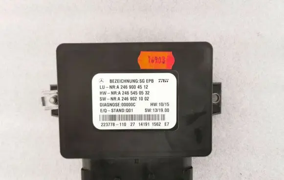 Mercedes-Benz B W246 W242 Hand brake control module A2469004512