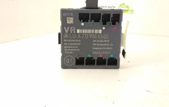 Mercedes-Benz E W212 Door control unit/module DALISID3141 A2129004302 2129004302