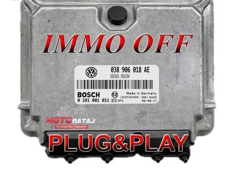 Audi A3 S3 8L Engine control unit/module 038906018AE 0281001851 1039S04999