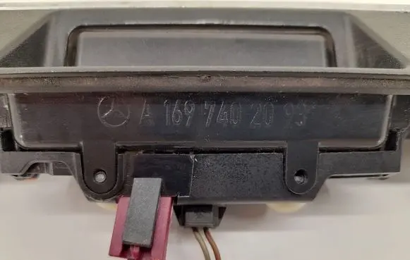 Mercedes-Benz B W245 Number plate light 1697402093 1697402593