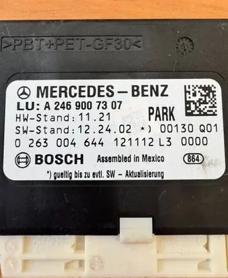 Mercedes-Benz B W246 W242 Parking PDC control unit/module A2469007307 0263004644