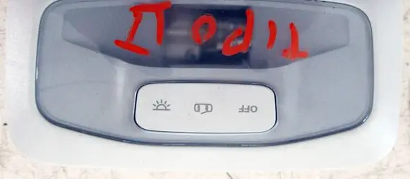 Fiat Tipo Rear seat light