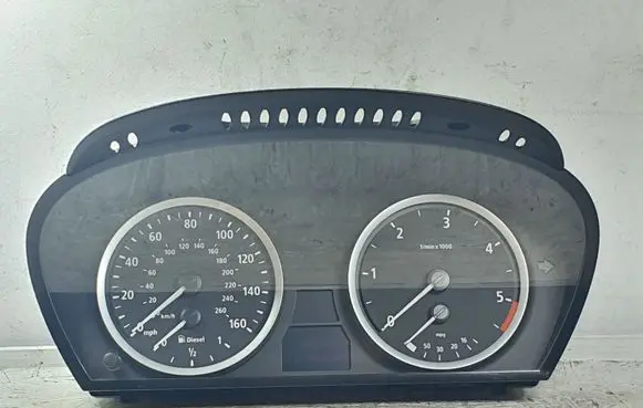BMW 5 E60 E61 Speedometer (instrument cluster) 62116958601