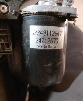 BMW X5 E53 Front wiper linkage and motor 24012673 G2249112647