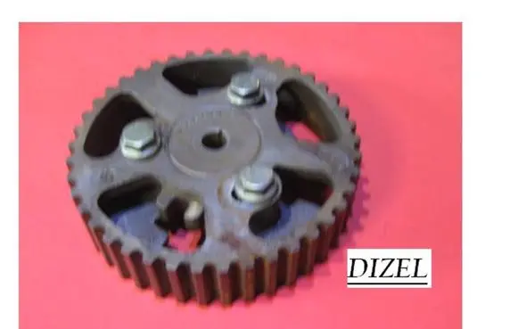 Peugeot Partner Fuel pump gear (pulley) 9636947780
