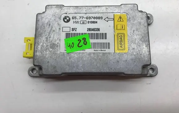 BMW 7 E65 E66 Airbag control unit/module 6970889 28046336 010604
