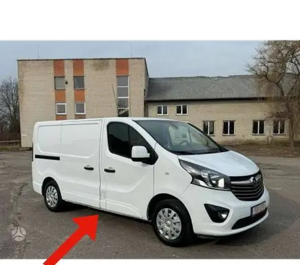 Opel Vivaro (B) Pillar trim (exterior) 100723A2 100724A2 100723B2