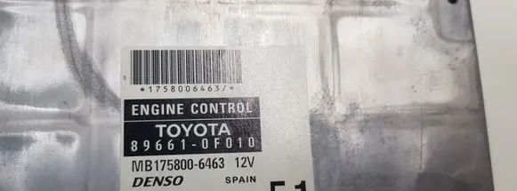 Toyota Corolla Verso AR10 Engine control unit/module 896610F010 MB1758006463