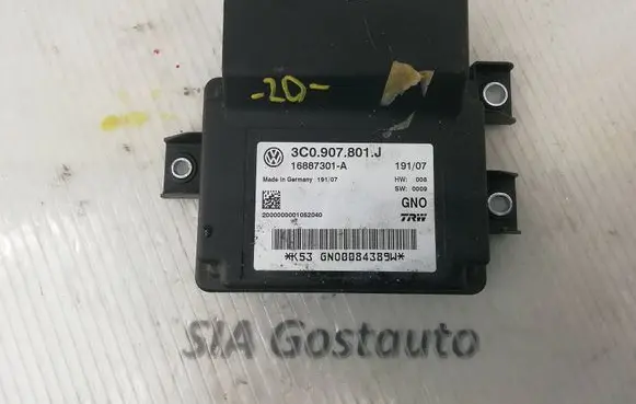 Volkswagen Golf V Hand brake control module 3C0907801J 16887301A
