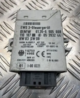 BMW 5 E39 Immobilizer control unit/module 61356905668 110187