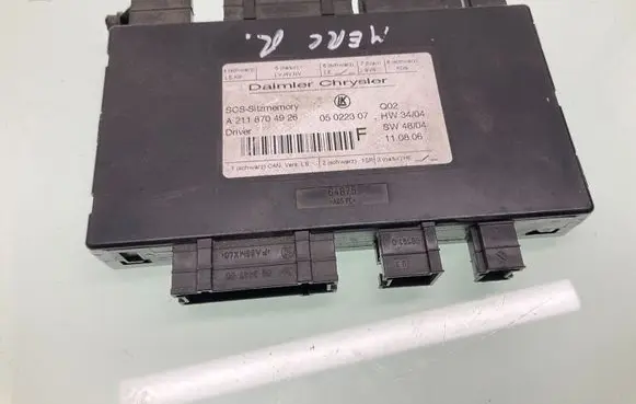 Mercedes-Benz R W251 Seat control module A2118704926 050223