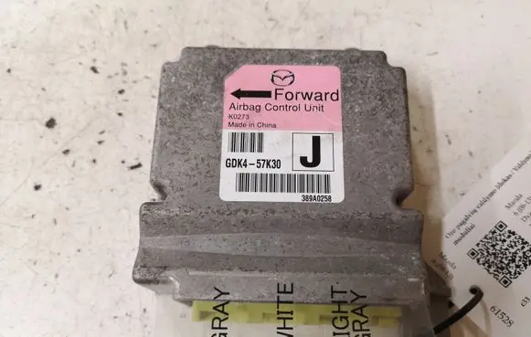 Mazda 6 Airbag control unit/module GDK457K30 K0273 389A0258