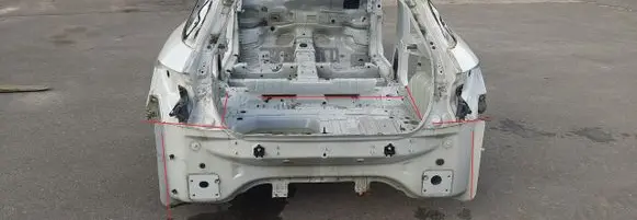 Citroen DS5 Rear bodywork 