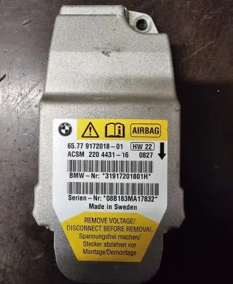 BMW 5 E60 E61 Airbag control unit/module 9172018 31917201801H 220443116