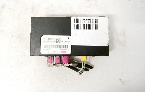 Peugeot 607 Antenna control unit 9655888380 4ef00d556
