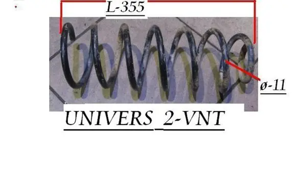 Opel Vectra B Rear coil spring