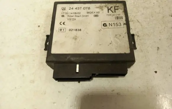 Opel Zafira A Comfort/convenience module 24437076