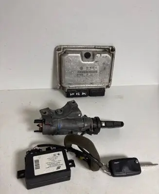 Volkswagen Sharan Engine ECU kit and lock set 06A906032AJ 26SA6856 0261206601
