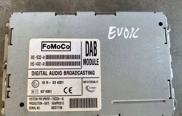 Land Rover Range Rover Evoque L538 HiFi Audio sound control unit 6H5219C032AH 10R034301 VP6F6F19C034