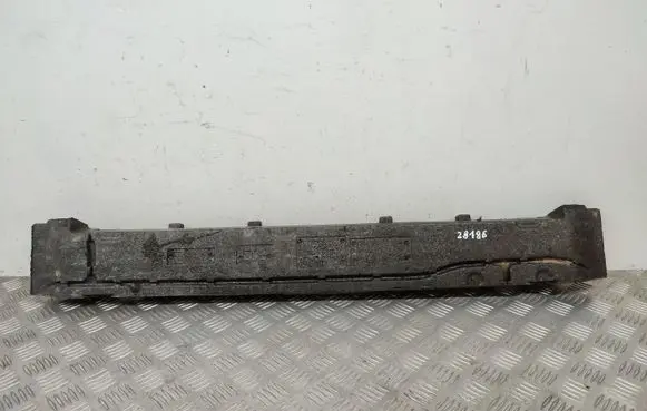 Front bumper foam support bar