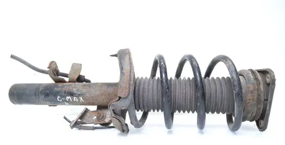 Front shock absorber with coil spring