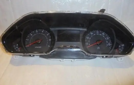 Peugeot 208 Speedometer (instrument cluster) 9801906780