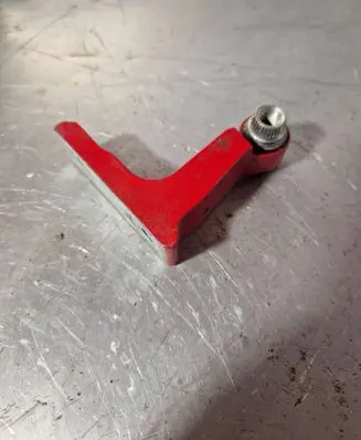Rear door hinge set